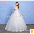 Давно замужем кружева аппликации белое свадебное спагетти ремень длина пола бальное платье свадебное платье